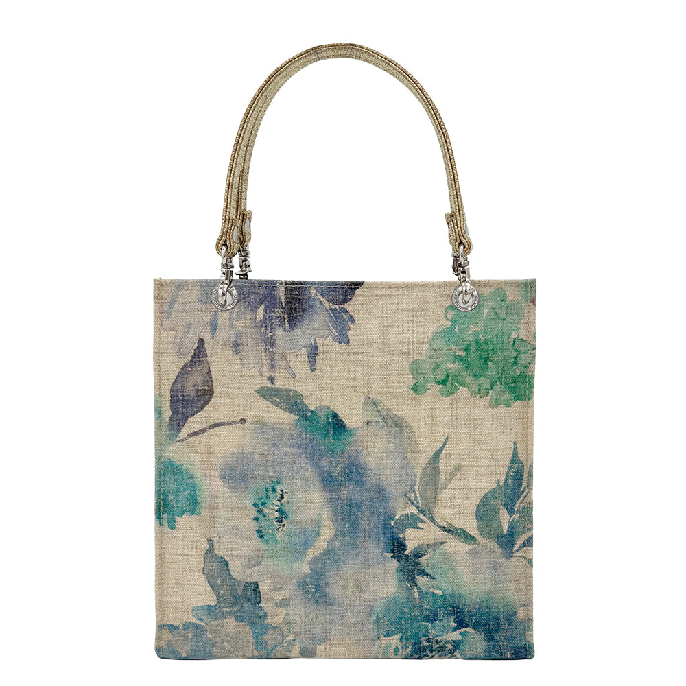 [etoffe] Castilla Textile FLOWERS VINTAGE BLUE