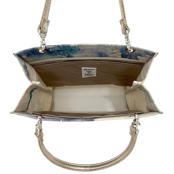 [etoffe] Castilla Textile FLOWERS VINTAGE BLUE