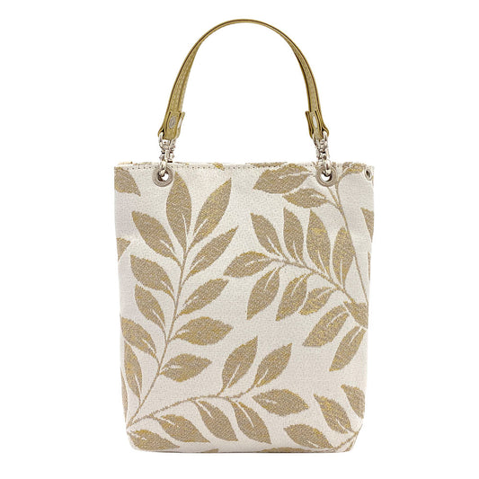 [etoffe] Pochette SAFECO GOLD LEAF/WHITE
