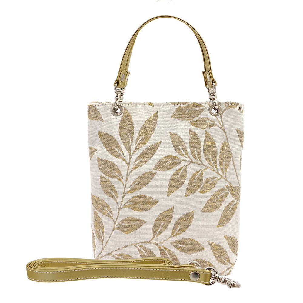 [etoffe] Pochette SAFECO GOLD LEAF/WHITE