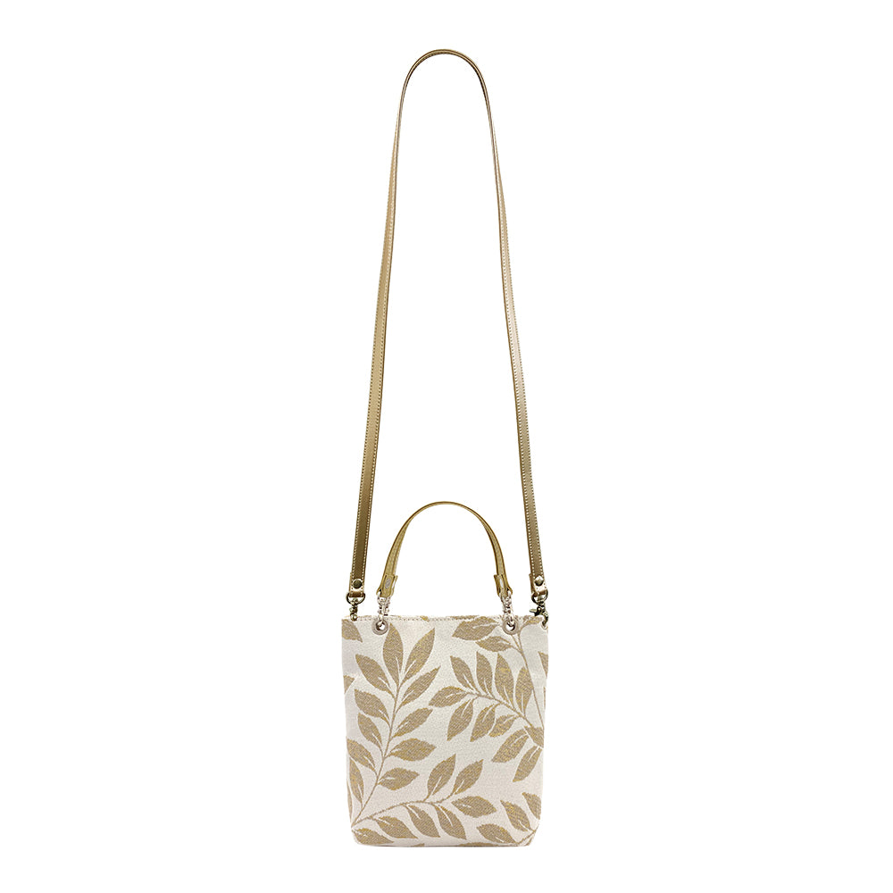 [etoffe] Pochette SAFECO GOLD LEAF/WHITE