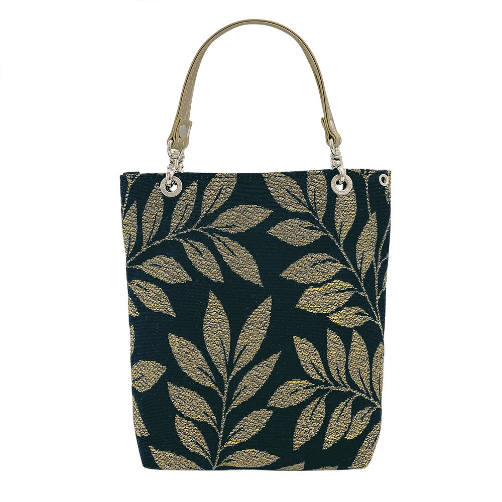 [etoffe] Pochette SAFECO GOLD LEAF/BLACK