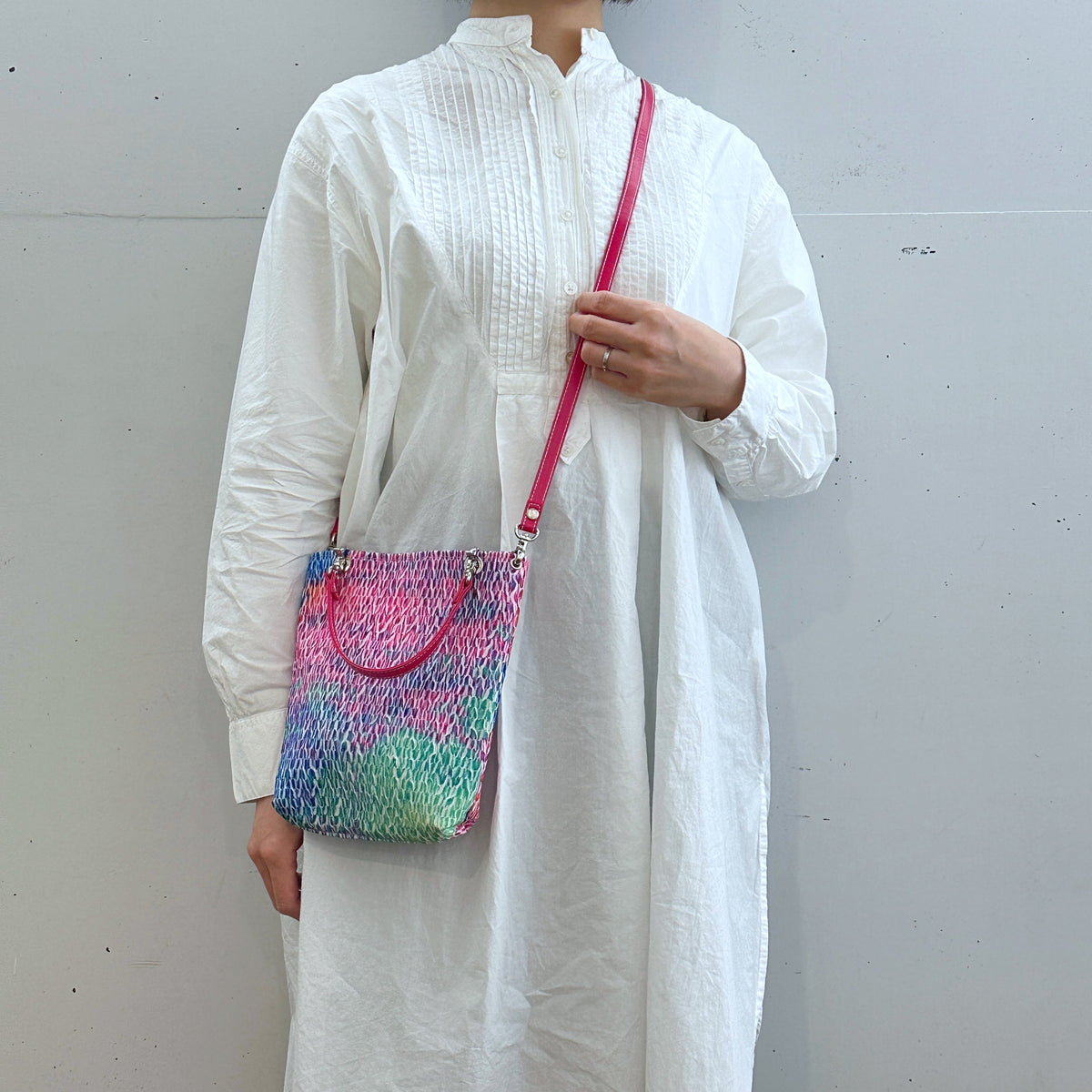 [etoffe] Pochette ちりめん PINK BLUE
