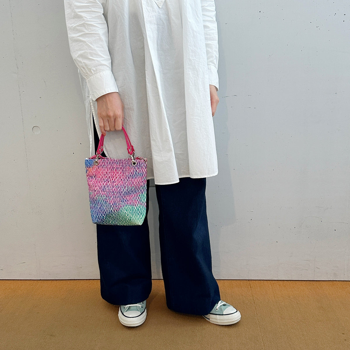 [etoffe] Pochette ちりめん PINK BLUE