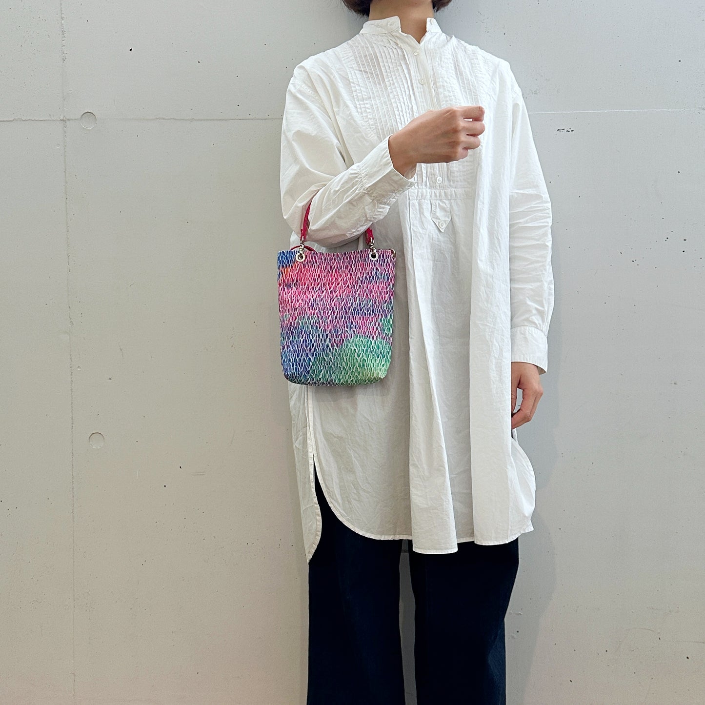 [etoffe] Pochette ちりめん PINK BLUE