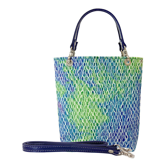 [etoffe] Pochette ちりめん BLUE GREEN