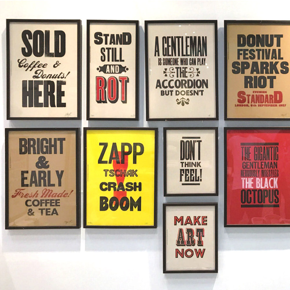 ATPPL] Typography Poster/MM size – HEMING'S official online store