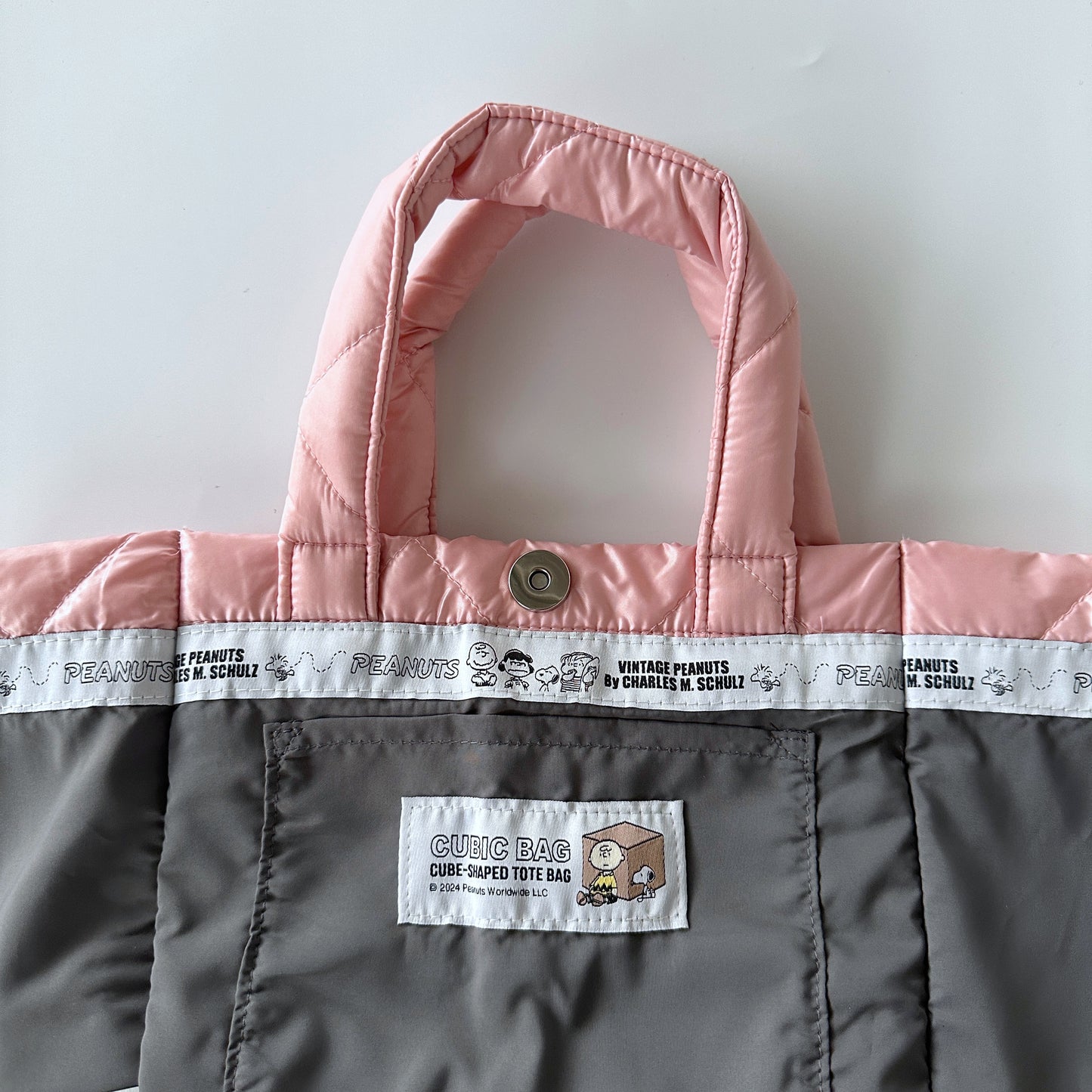 [PEANUTS] PEANUTS/キュービックバッグM