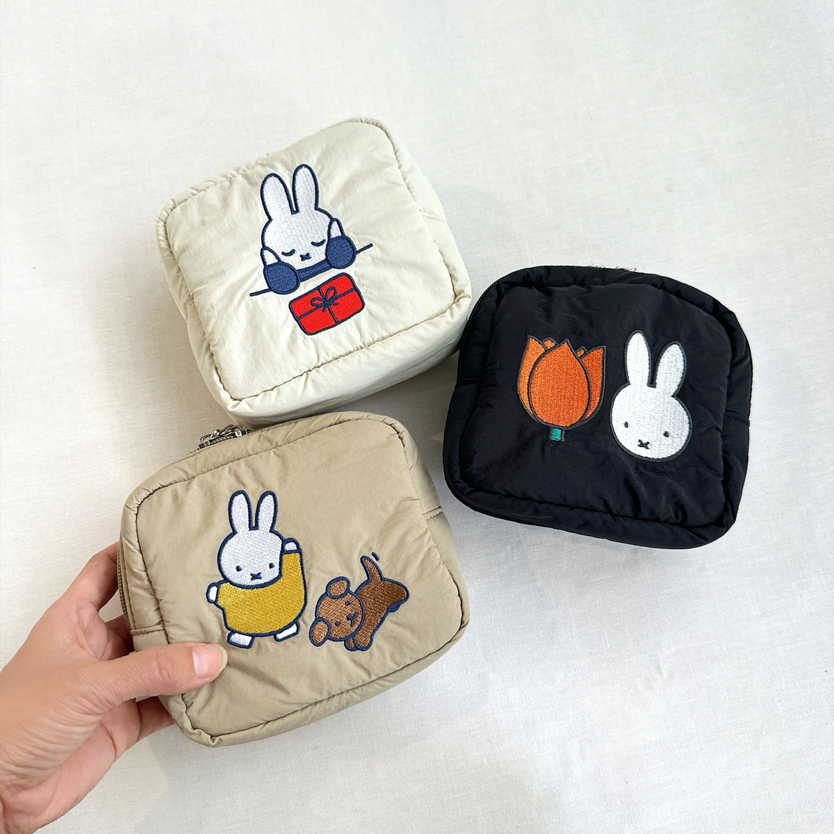[Dick Bruna] DB/パフスクエアポーチ