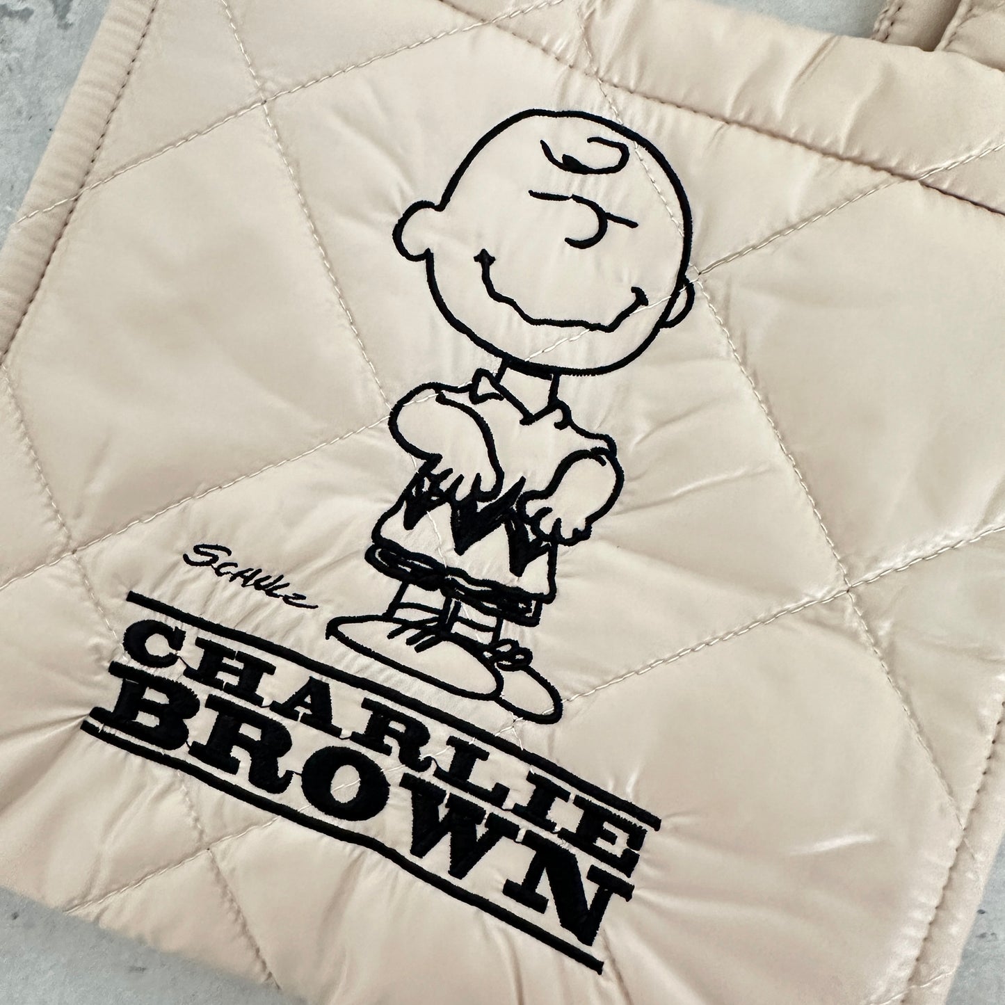 [PEANUTS] PEANUTS/キュービックバッグM