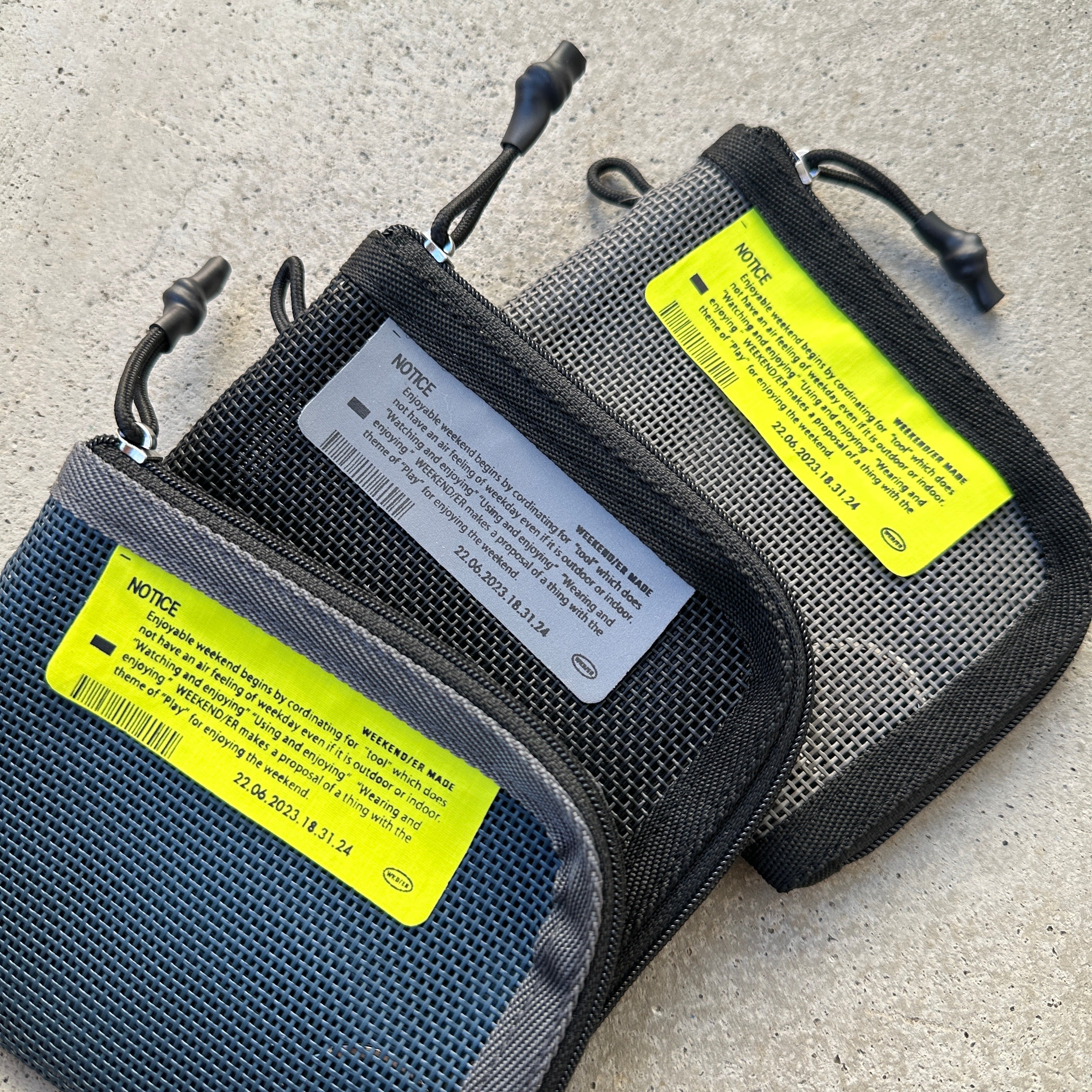 WEEKENDER] PVC MESH MULTI CASE – HEMING'S official online store