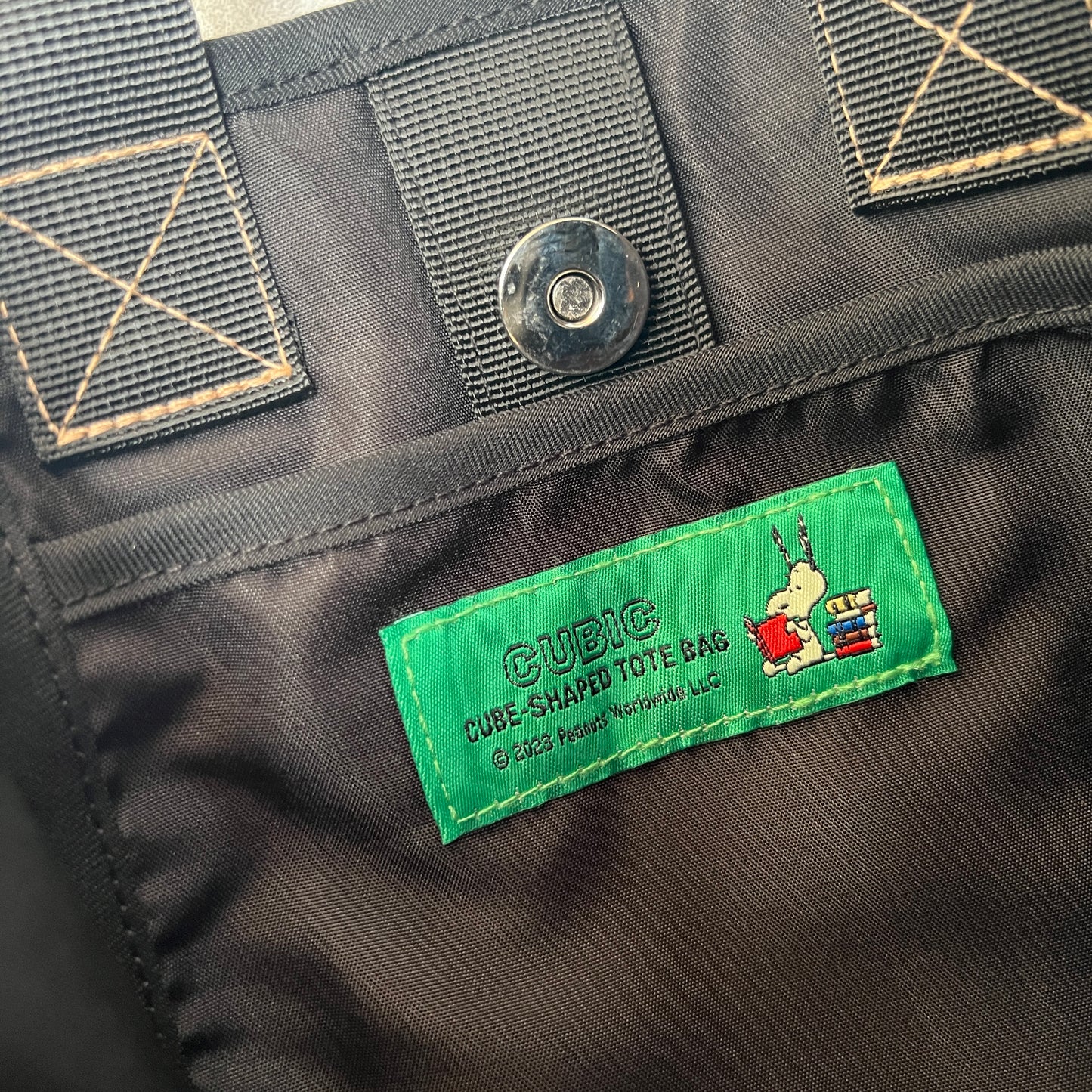 [PEANUTS] キュービックバッグM