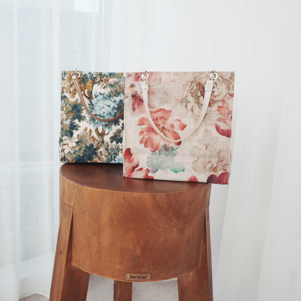 [etoffe] Castilla Textile FLOWERS VINTAGE PINK