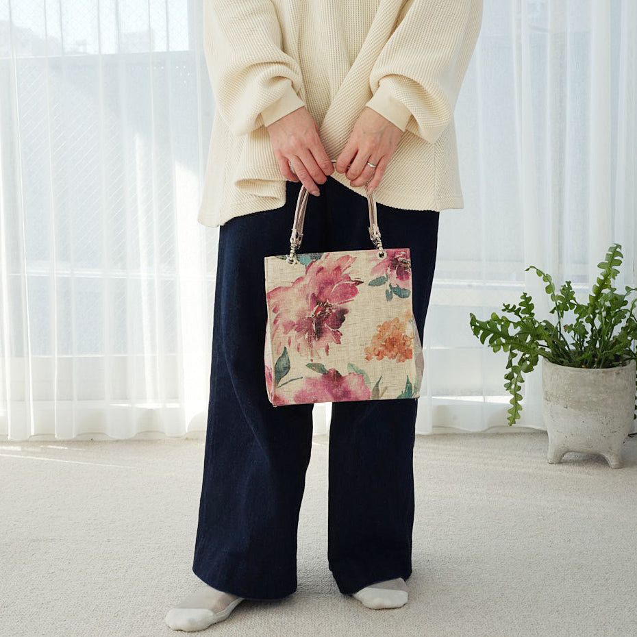 [etoffe] Castilla Textile FLOWERS VINTAGE PINK