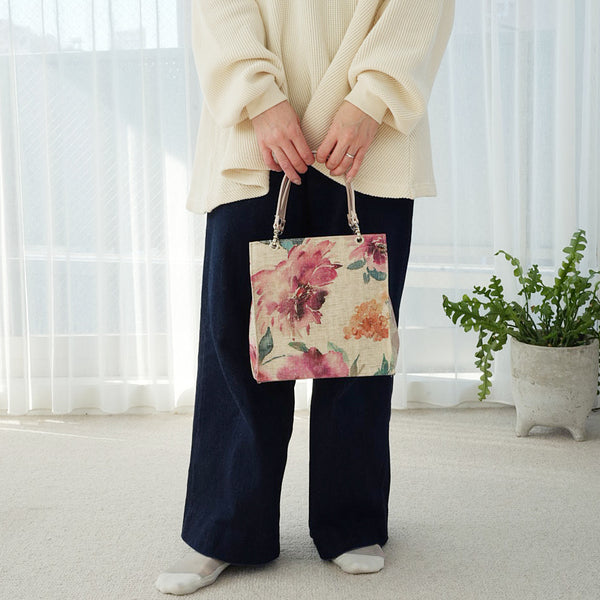 [etoffe] Castilla Textile FLOWERS VINTAGE PINK