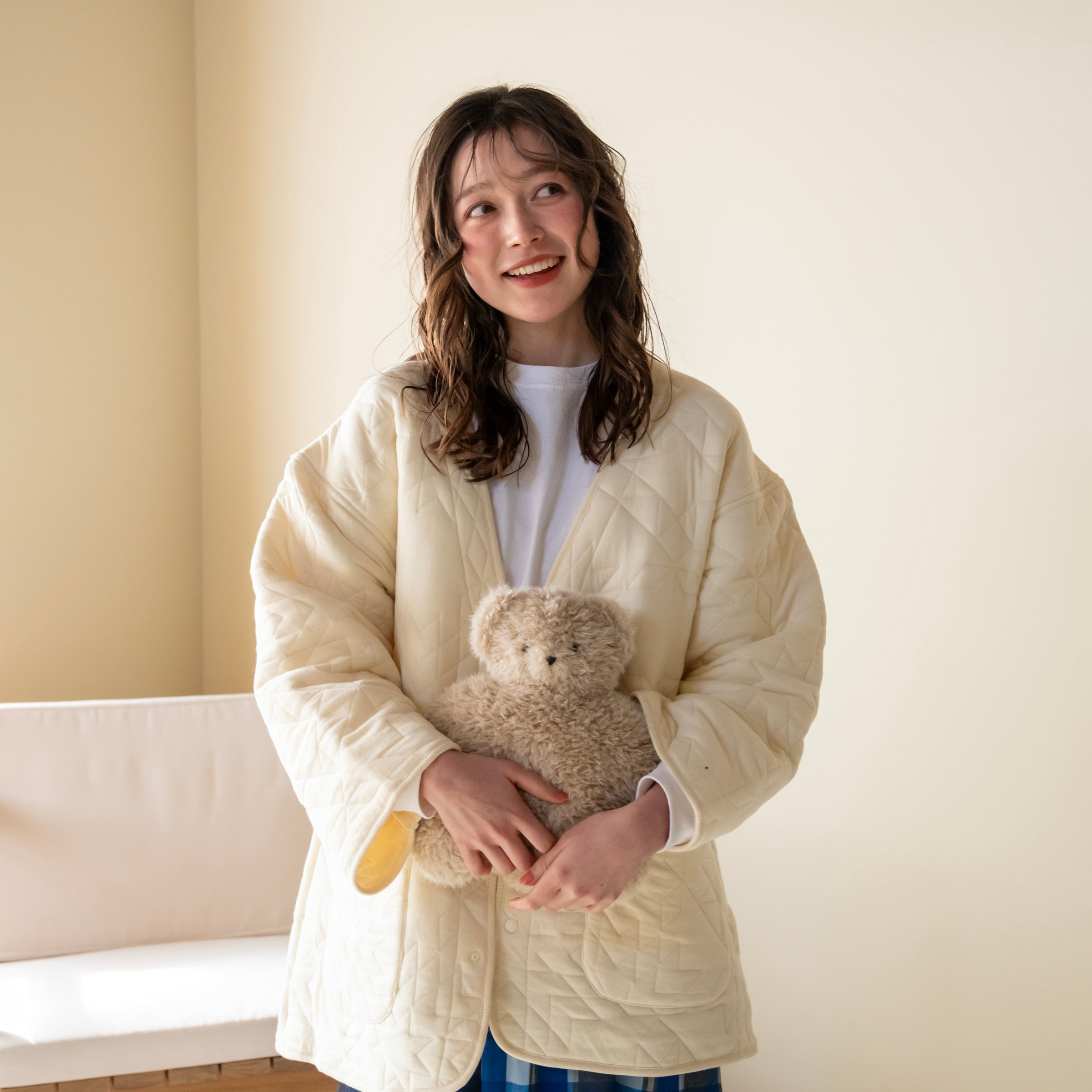 Lieve Van Gorp99AWランウェイコレクションラインムートンショール JOliJOli] テディウォーマーL – HEMING'S official online store