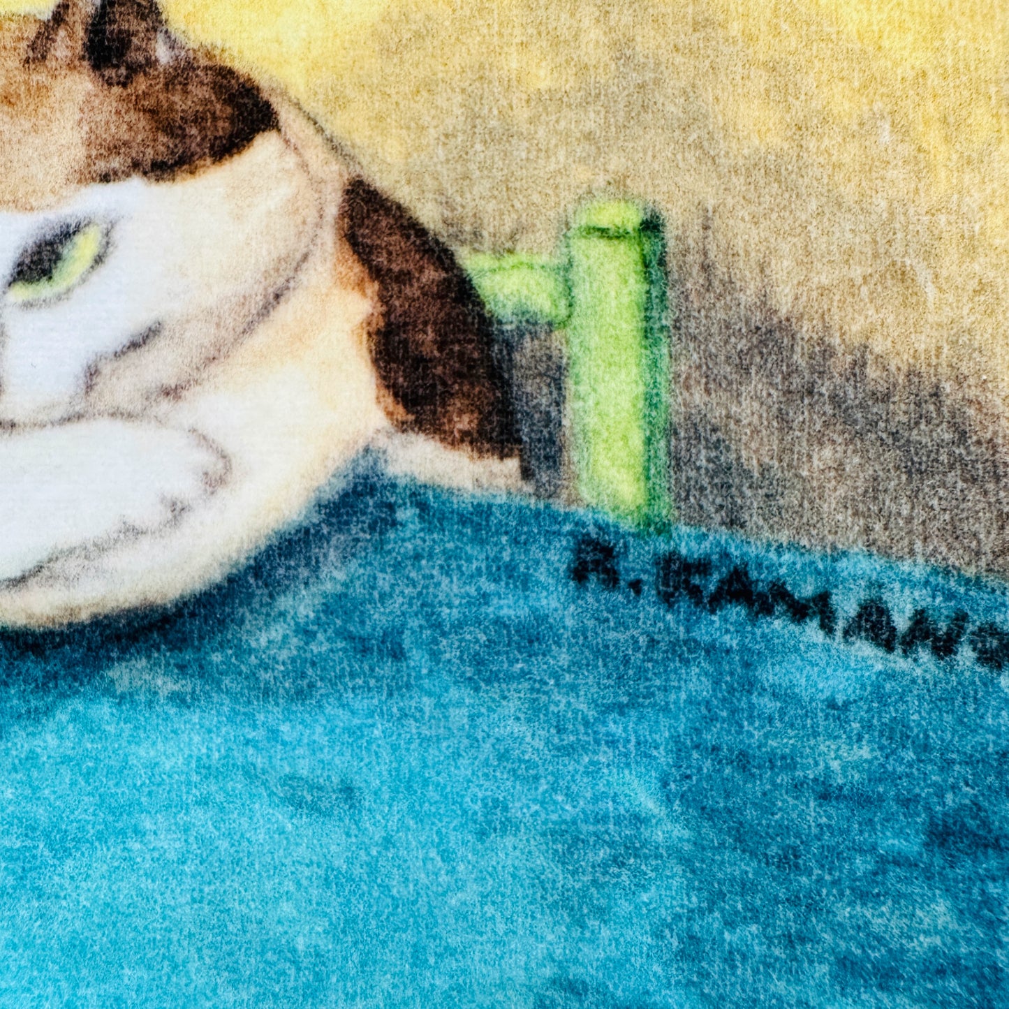 [MANGO ART]「ねこの暮らし」 by カマノレイコ タオルハンカチ