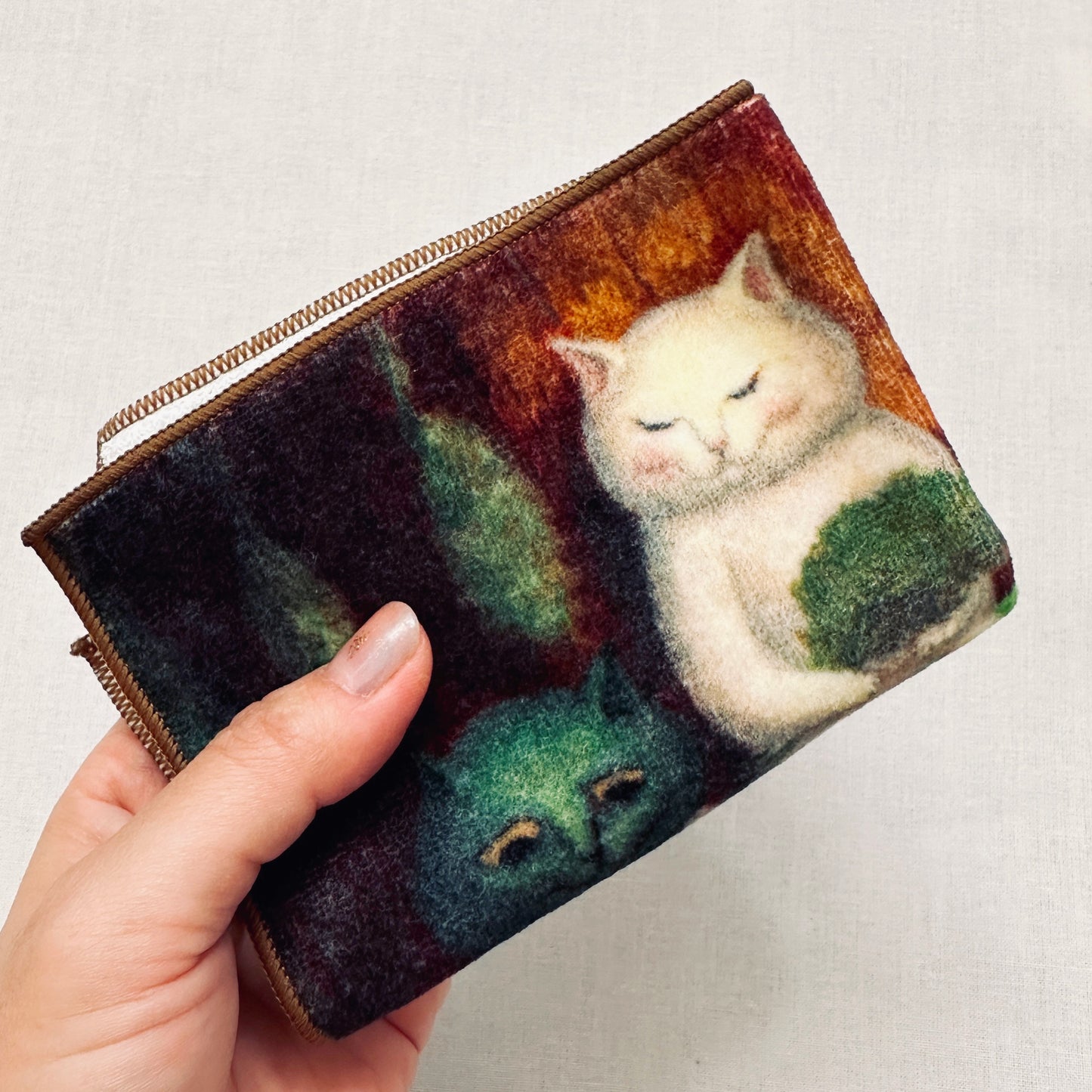 [MANGO ART]「ねこの暮らし」 by カマノレイコ タオルハンカチ