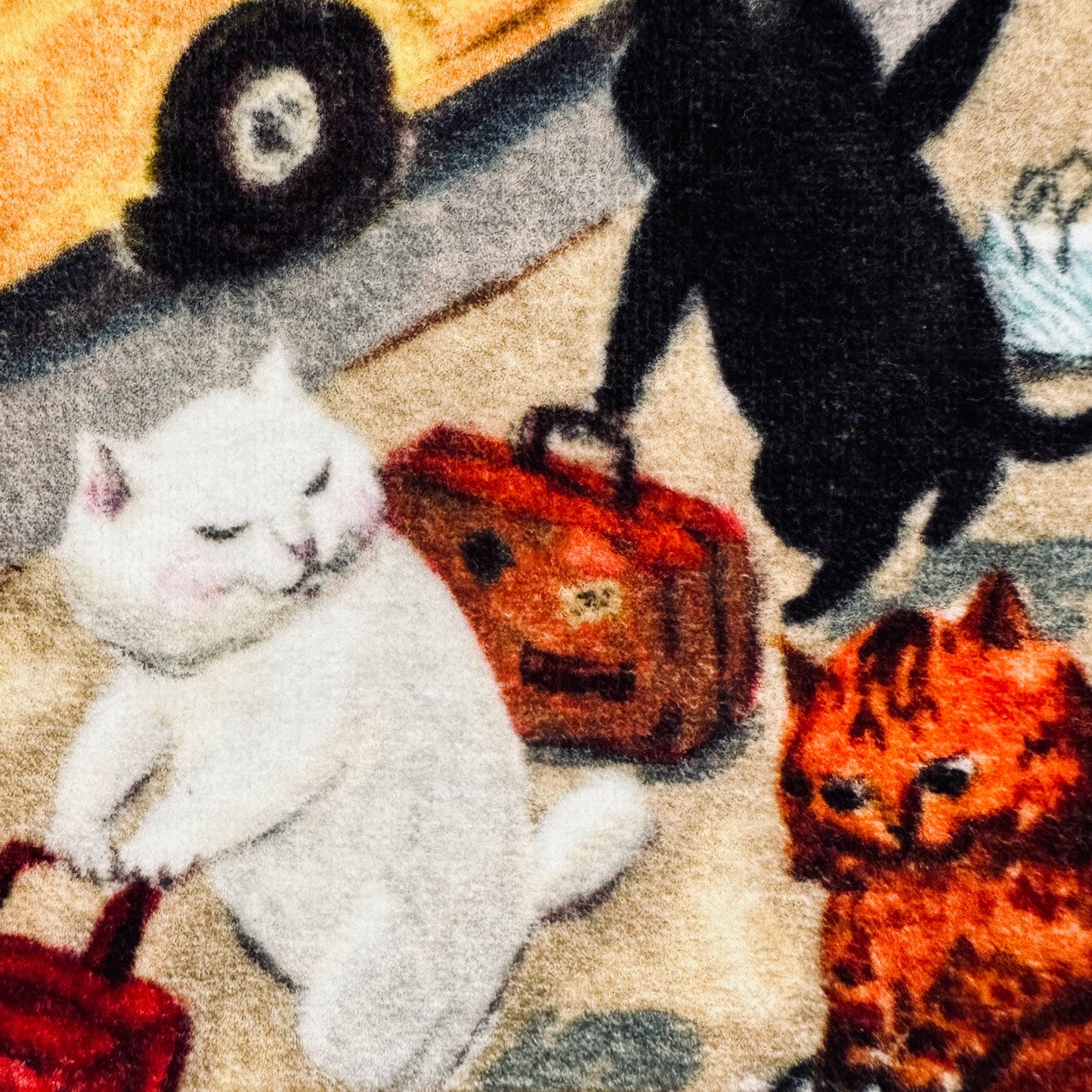 [MANGO ART]「ねこの暮らし」 by カマノレイコ タオルハンカチ