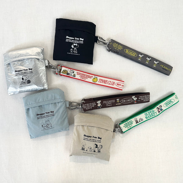 [PEANUTS] PN/ストラップ付きショッパーバッグ(送料無料/ゆうパケット)