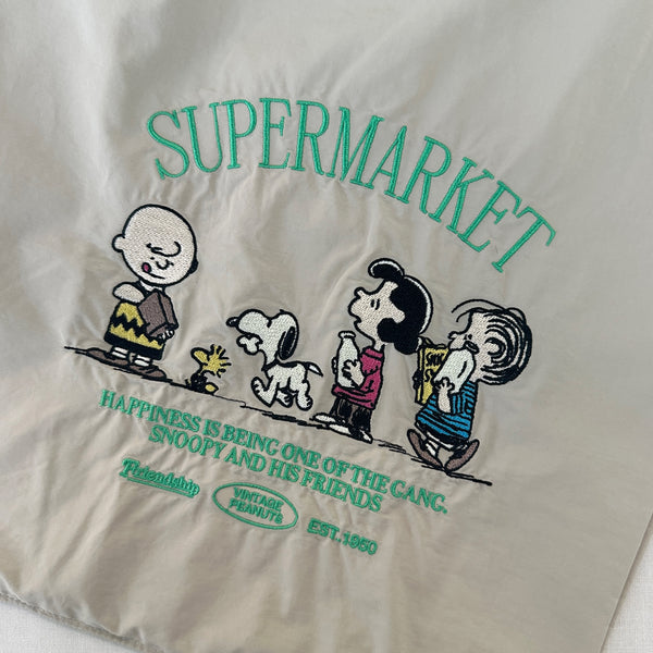 [PEANUTS] PN/ストラップ付きショッパーバッグ(送料無料/ゆうパケット)