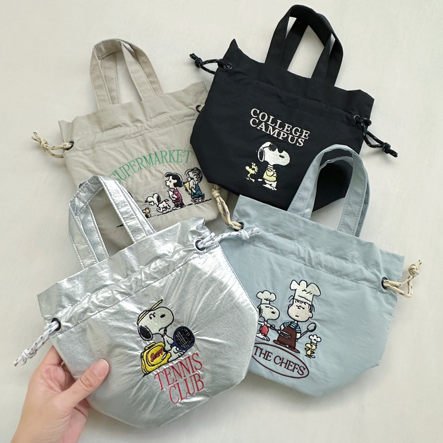 [PEANUTS] PN/保冷巾着トートS