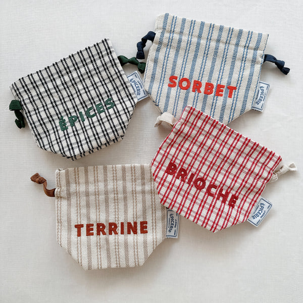 [Finissage] フレンチエピスリークールミニ巾着ポーチ