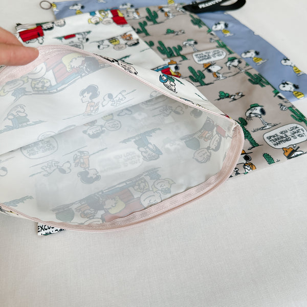 [PEANUTS] PN/撥水マルチポーチL(送料無料/ゆうパケット)