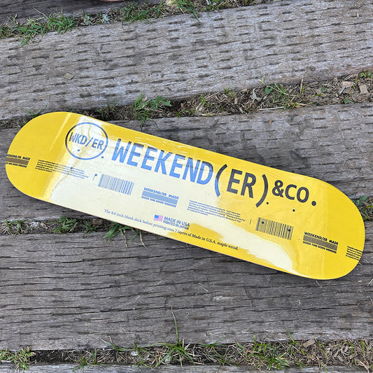 [WEEKENDER] LOGO DECK