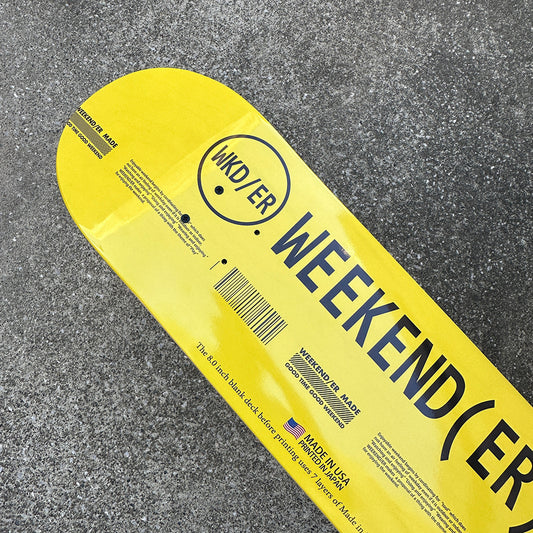 [WEEKENDER] LOGO DECK