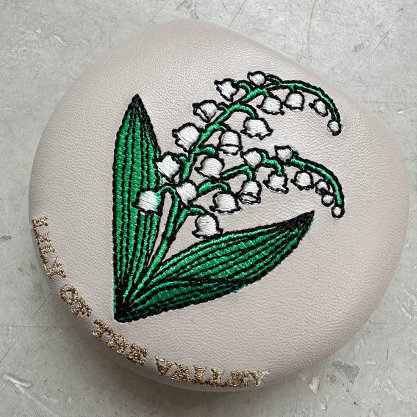 [JOliJOli] キャリング刺繍ラウンドケース
