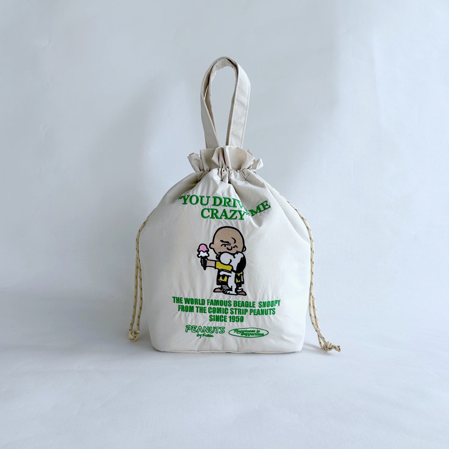 [PEANUTS] 保冷巾着トート