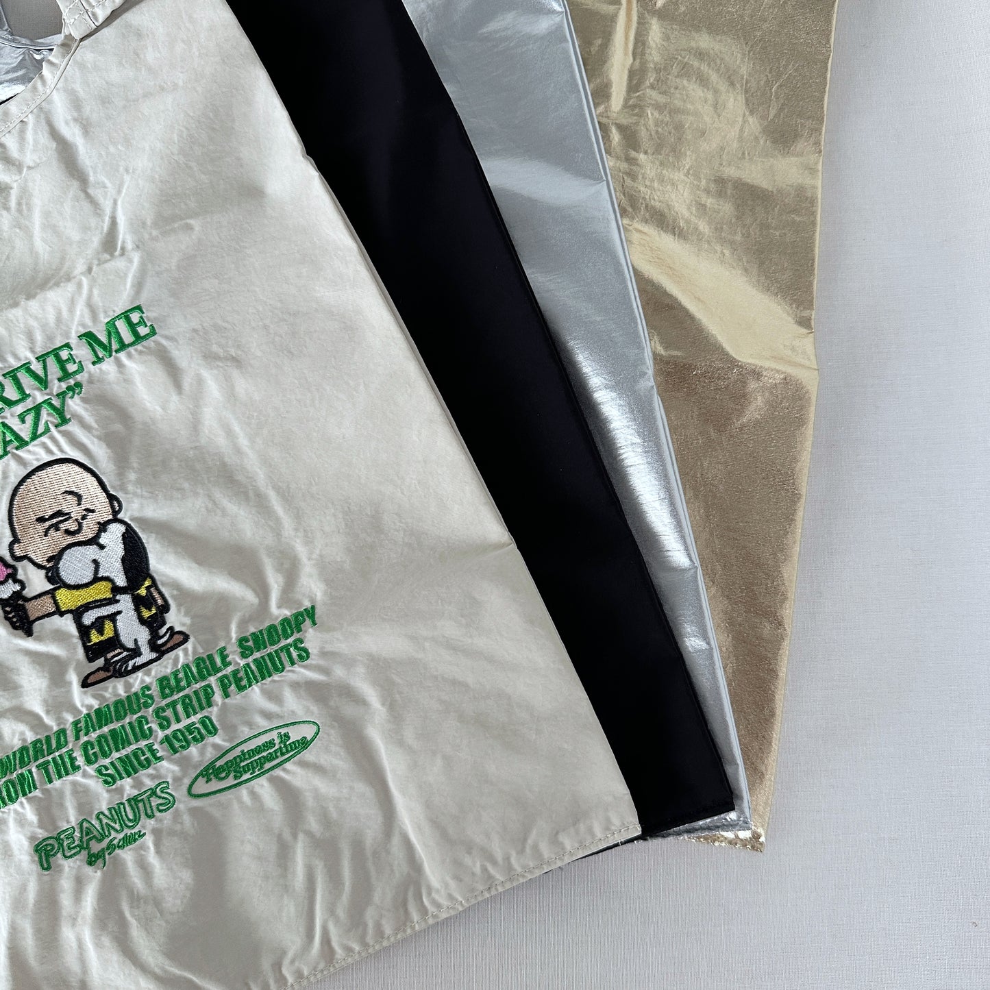 [PEANUTS] ストラップ付きショッパーバッグ(送料無料/ゆうパケット)