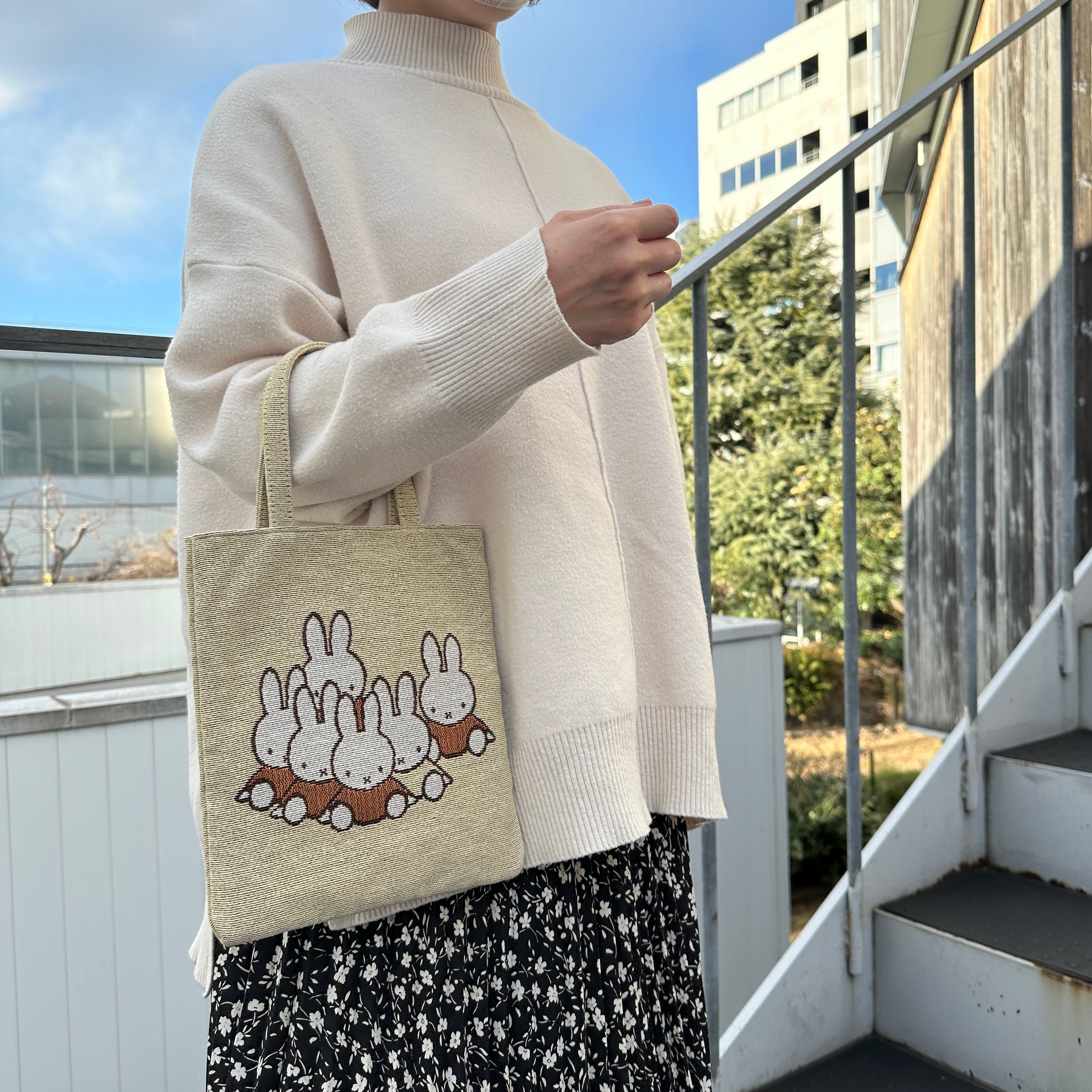 Dick Bruna] ジャガードミニフラットトート – HEMING'S official