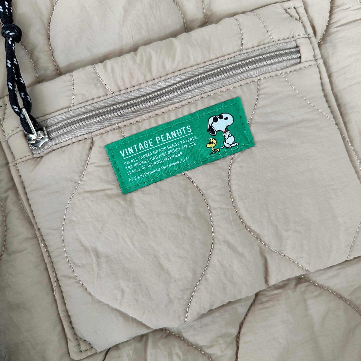 [PEANUTS] PN/キルティングトートL(2025デザイン)