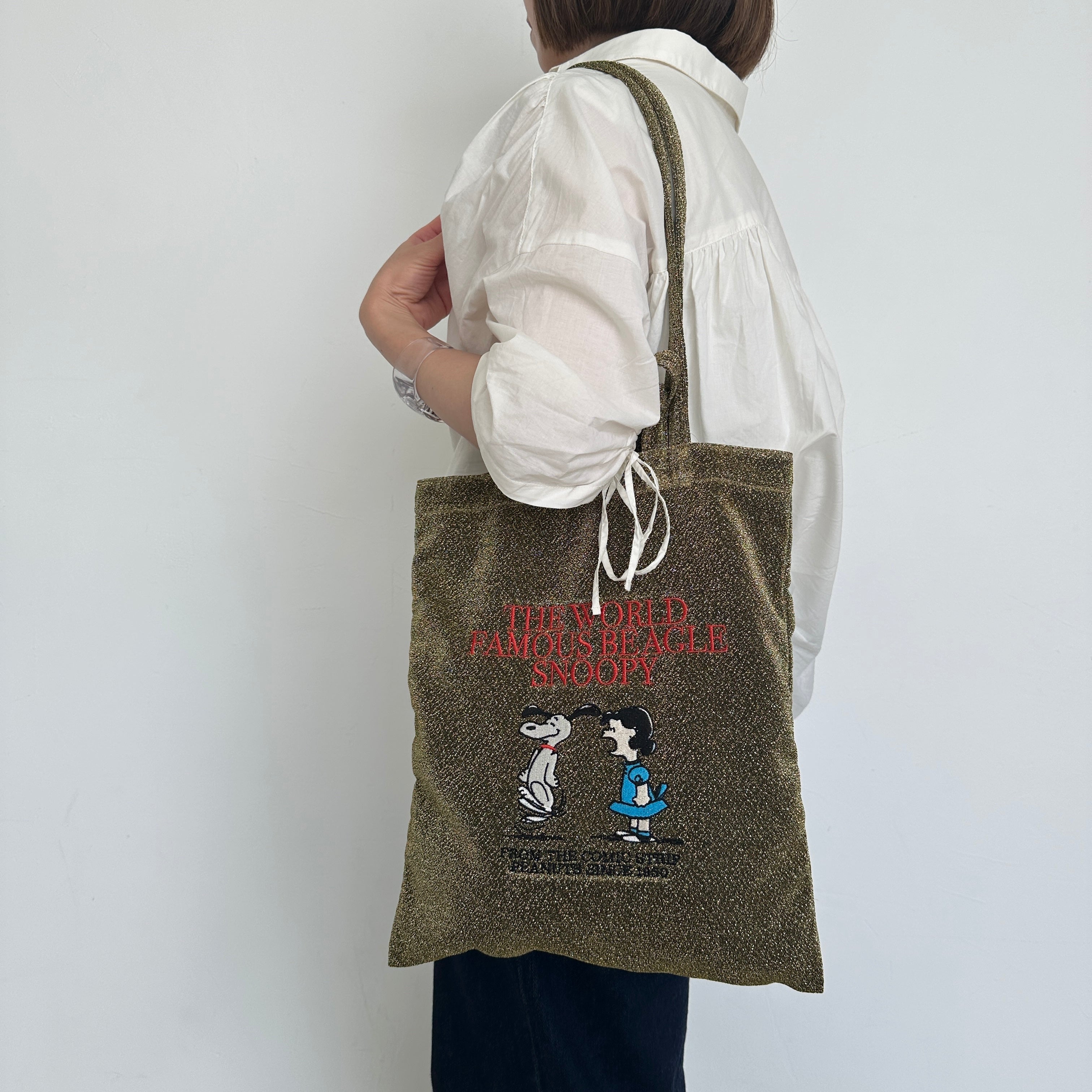 PEANUTS] PN/ラメフラットトート – HEMING'S official online store