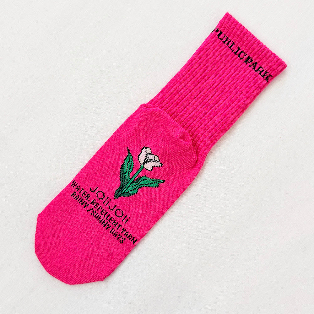 JOliJOli] レイニーサニーデイ撥水ソックスLOGO – HEMING'S official