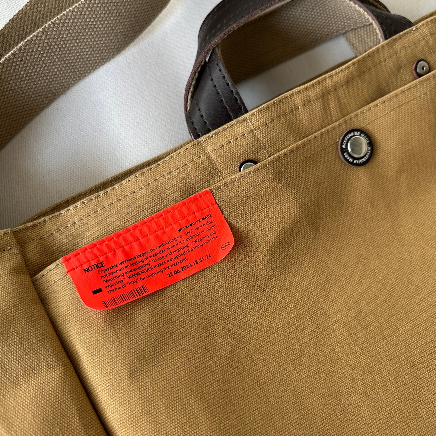 [WEEKENDER] WORKERS TOTE