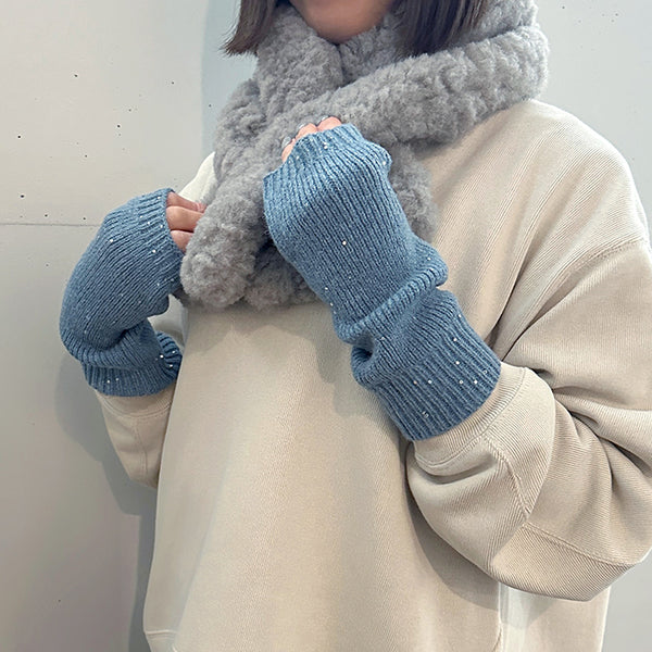 [Finissage] スパングルニットアームウォーマー