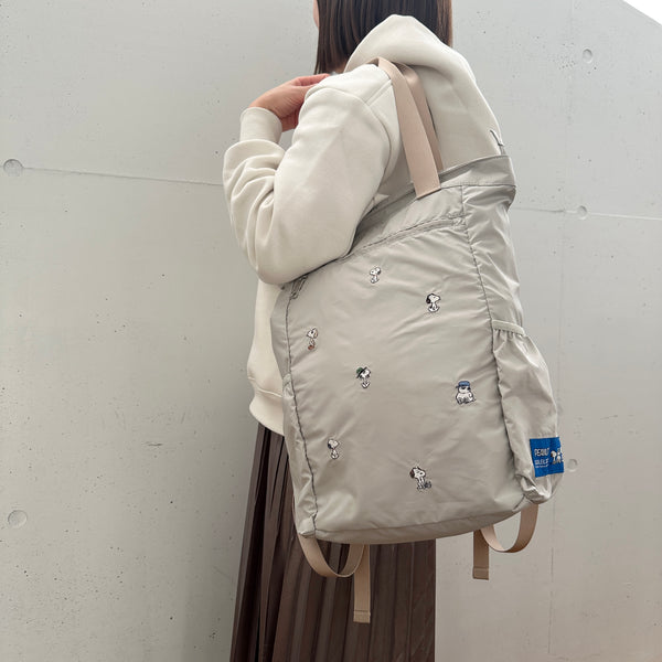 [PEANUTS] PN/SOLEILポケッタブル2WAYリュック