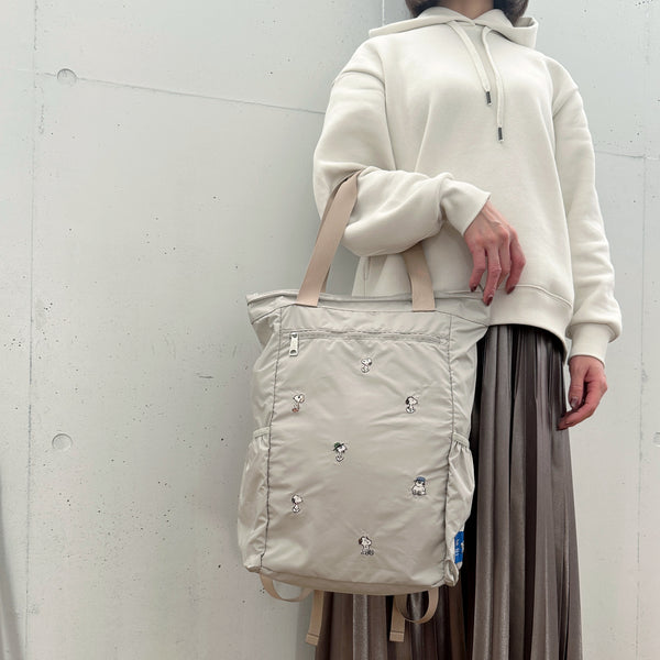 [PEANUTS] PN/SOLEILポケッタブル2WAYリュック