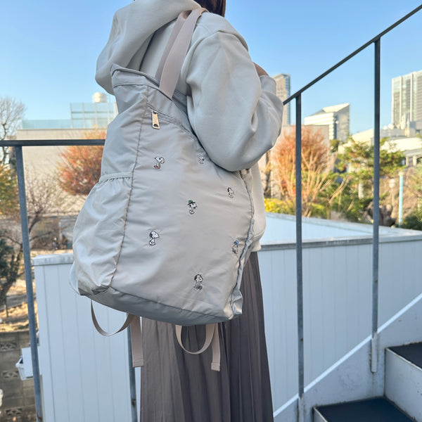[PEANUTS] PN/SOLEILポケッタブル2WAYリュック
