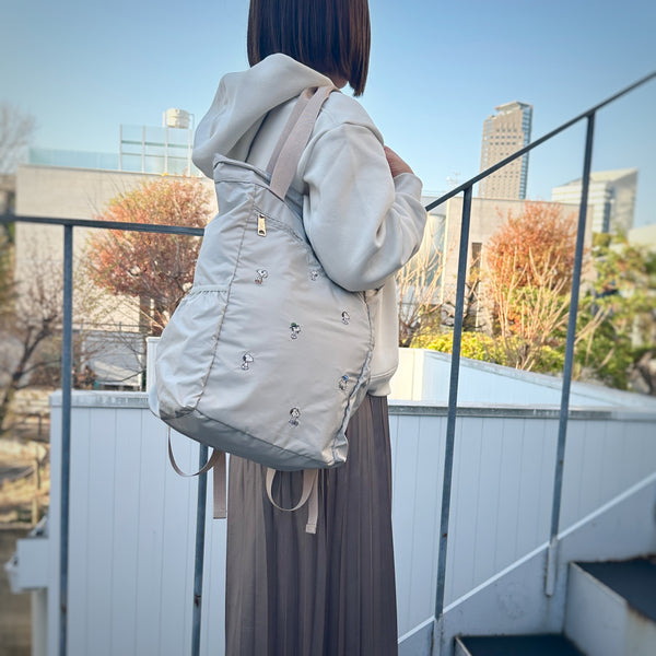 [PEANUTS] PN/SOLEILポケッタブル2WAYリュック