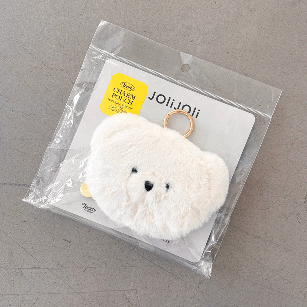 [JOliJOli] テディチャームポーチ(送料無料/ゆうパケット)