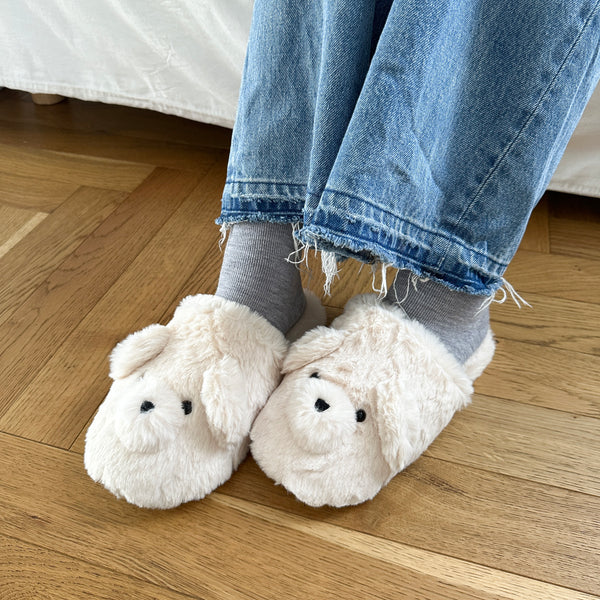 [JOliJOli] テディヒールスリッパ