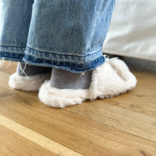 [JOliJOli] テディヒールスリッパ