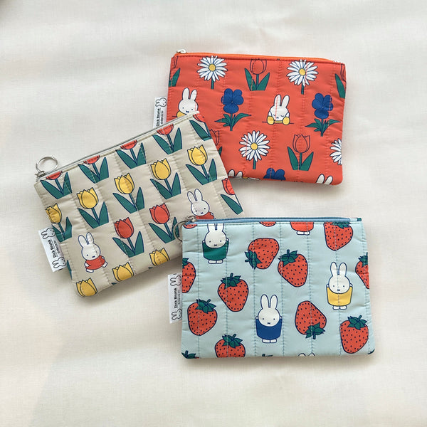 [Dick Bruna] DB/キルティングフラットポーチ