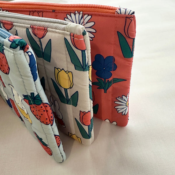 [Dick Bruna] DB/キルティングフラットポーチ