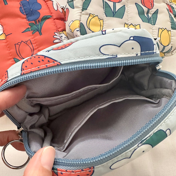 [Dick Bruna] DB/キルティングスクエアポーチ