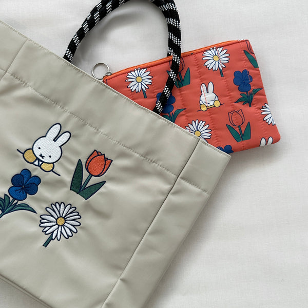 [Dick Bruna] DB/キルティングフラットポーチ